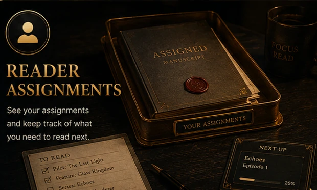 Reader Assignments — see your assignments and keep track of what you need to read next